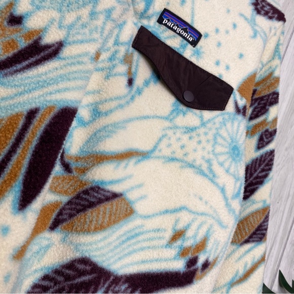 Patagonia Synchilla Snap-T Fleece Sweater Harvest Moon Owl size XS Extra Small - Picture 9 of 15